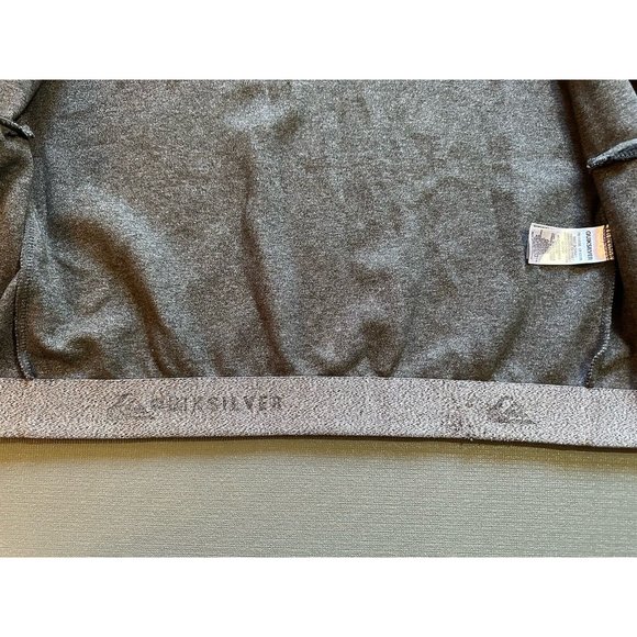 Quiksilver Adapt Travel Hoodie Full Zip Gray Snowboard Ski Small Medium - Picture 15 of 16